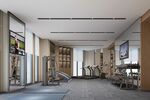 现代健身房室内空间展示