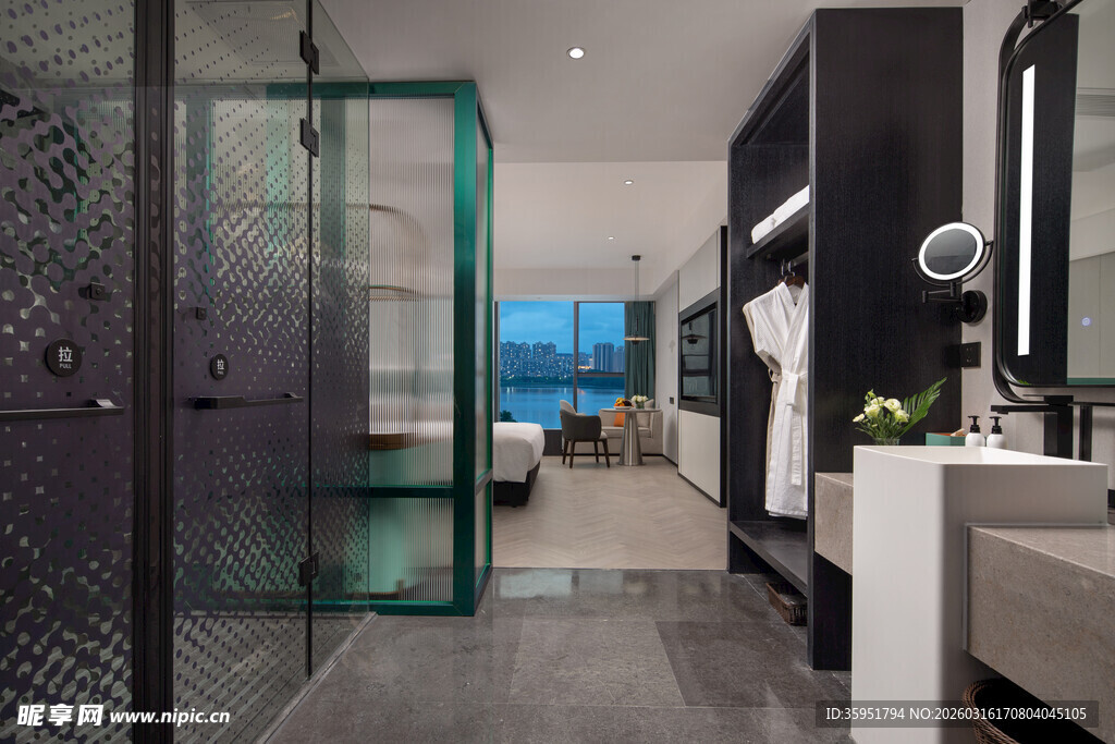 现代简约风格的时尚浴室