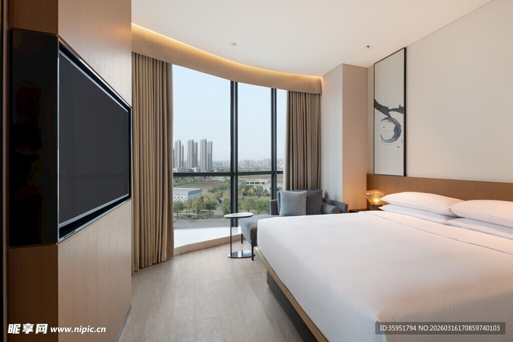 现代简约风格酒店客房