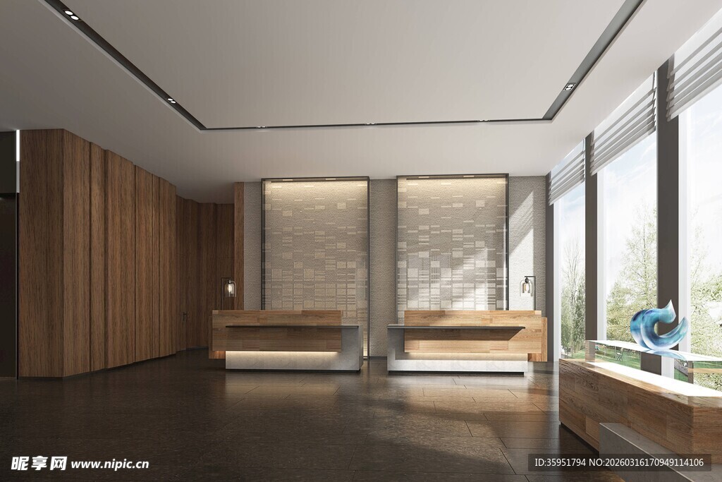 现代简约风格宽敞室内空间