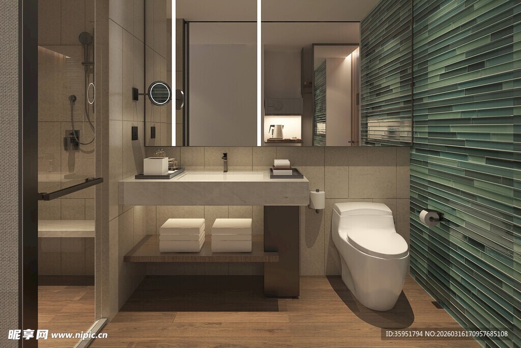 现代简约风浴室设计