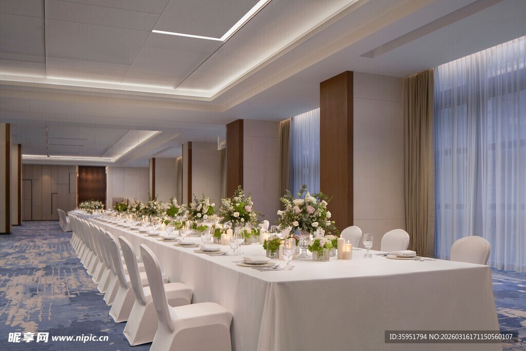 现代风格会议室场景布置