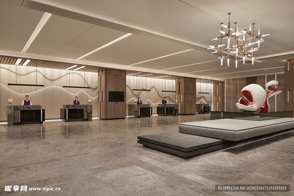 现代奢华室内家居展示空间