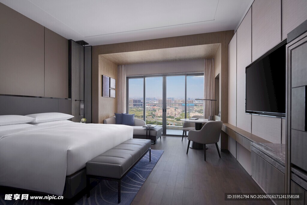 现代风格豪华酒店客房