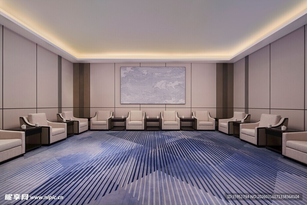 现代简约风格会议室