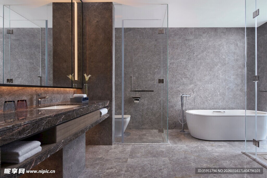 现代简约风浴室设计