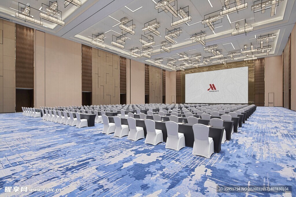 企鹅主题的大型室内场景