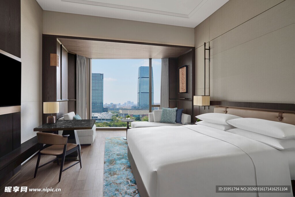 现代简约风格豪华酒店客房