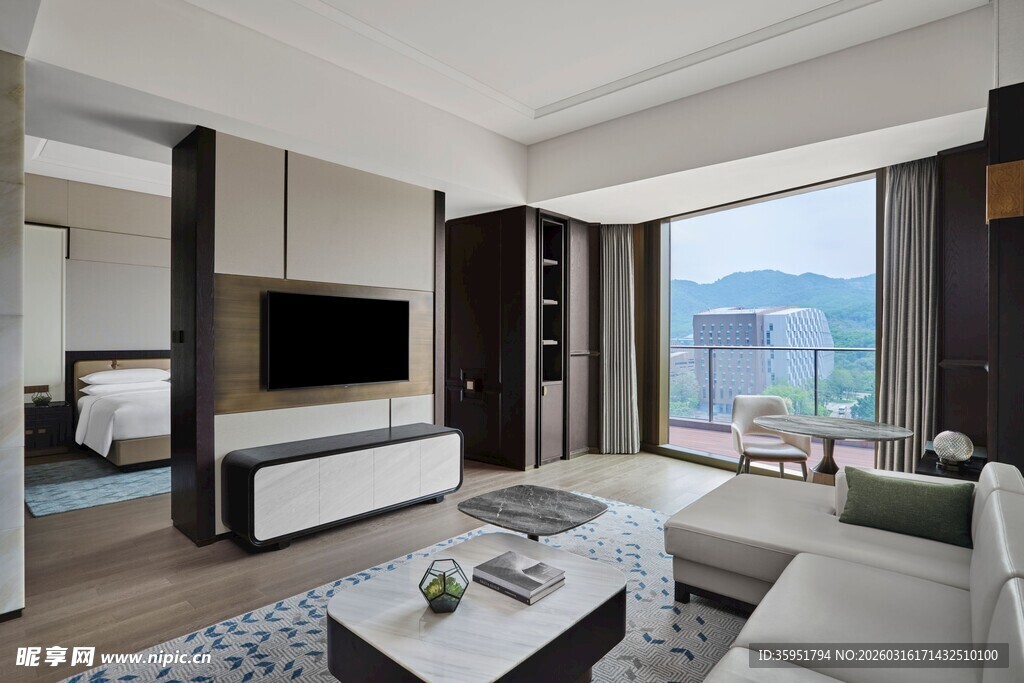 现代豪华客厅室内景观