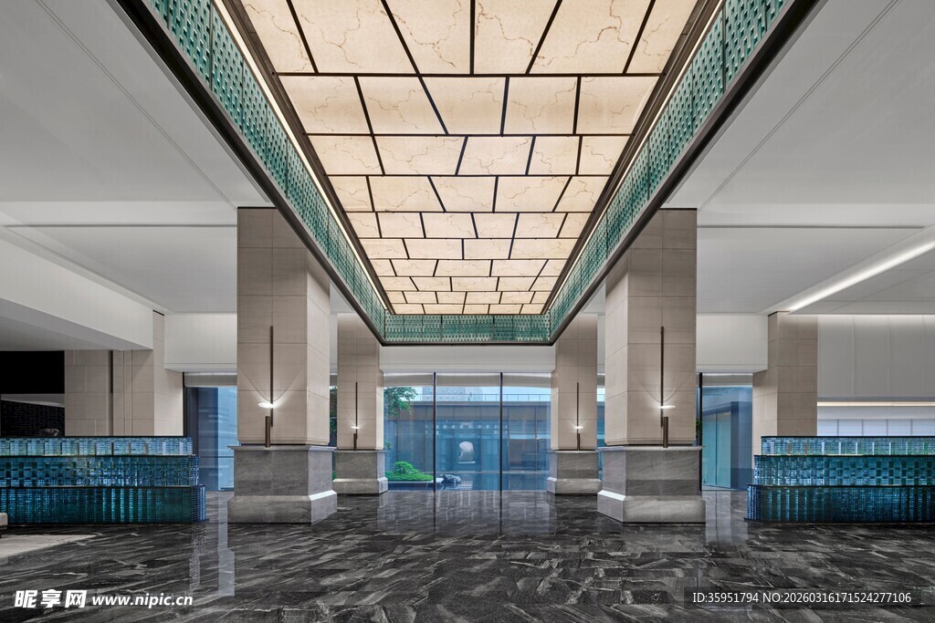 现代风格宽敞大厅空间