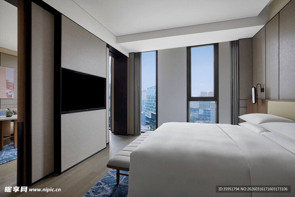 现代简约风格豪华卧室