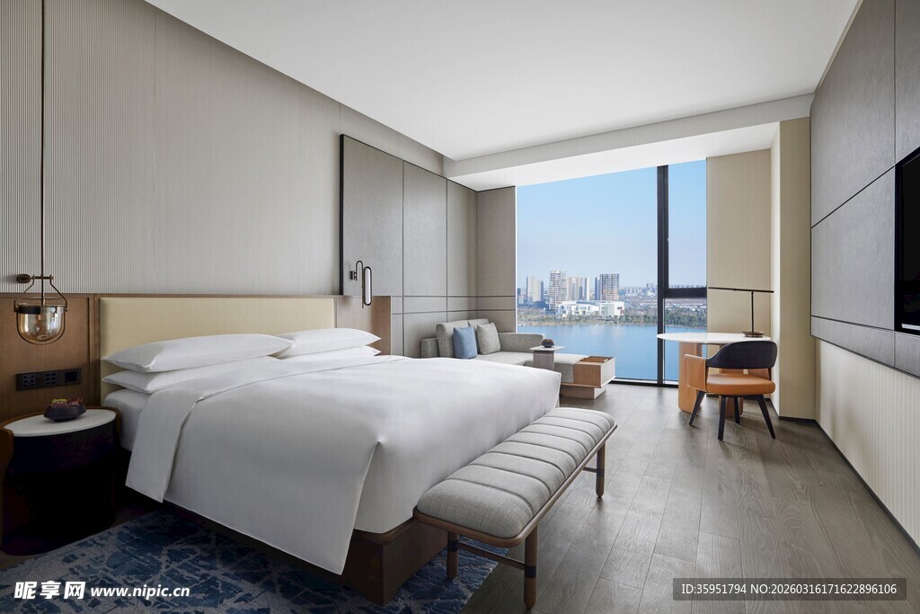 现代简约风格豪华酒店客房