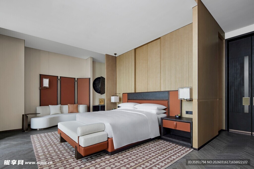 现代风格豪华酒店客房