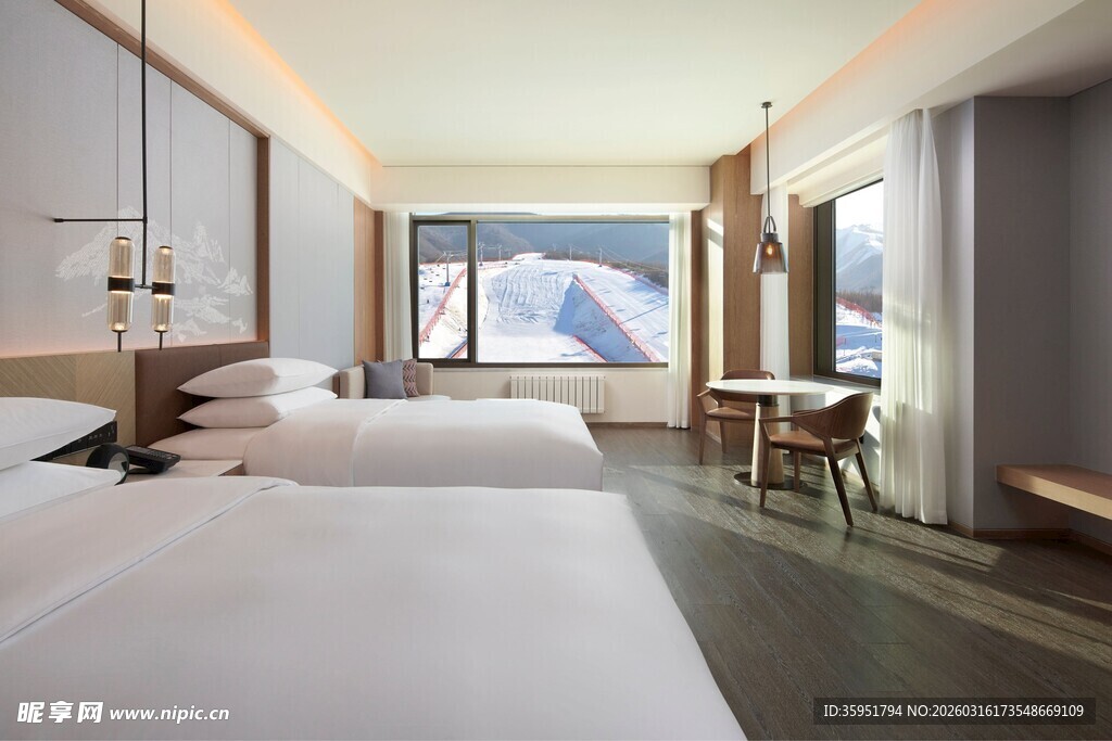 现代简约风格豪华酒店客房