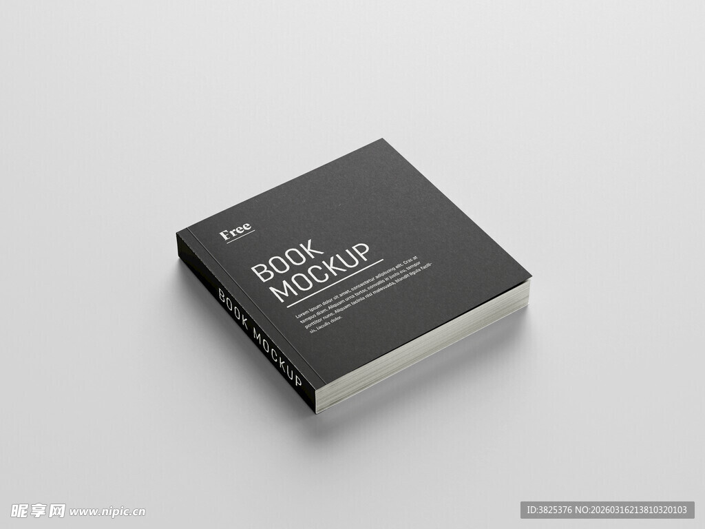 黑色简约笔记本展示样机