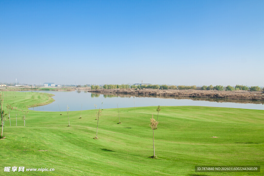 美丽高尔夫球场风光