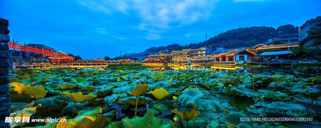 山间美景 色彩斑斓的自然