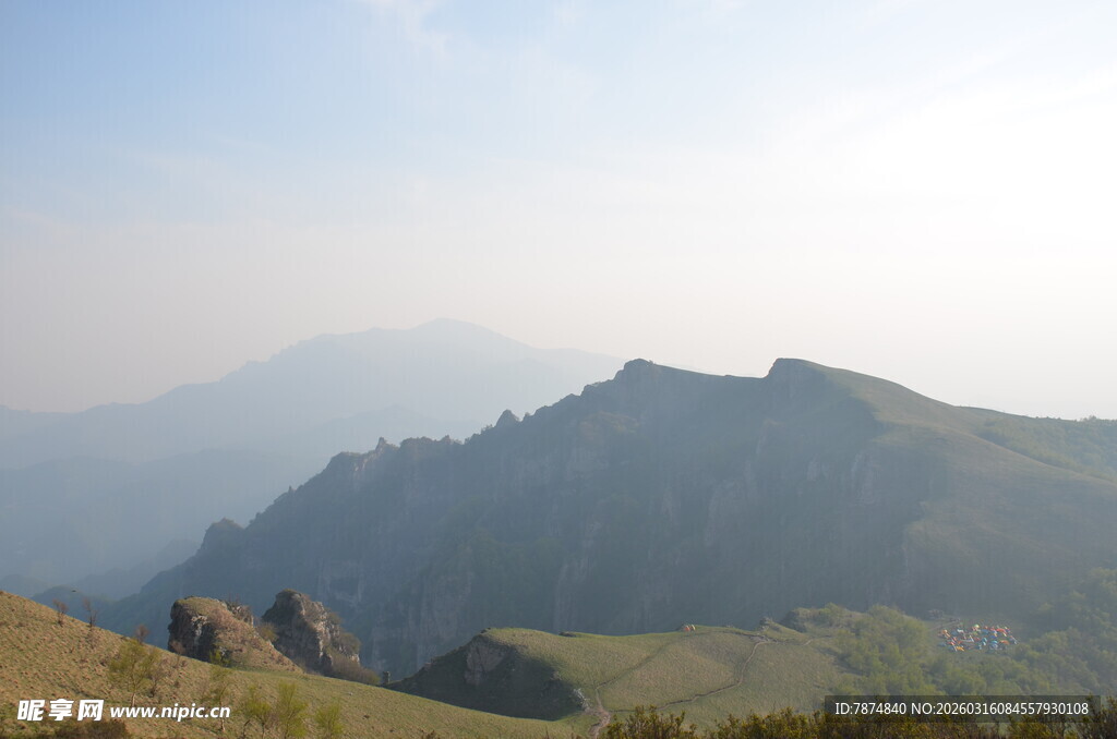 壮丽山景 远山近坡风光