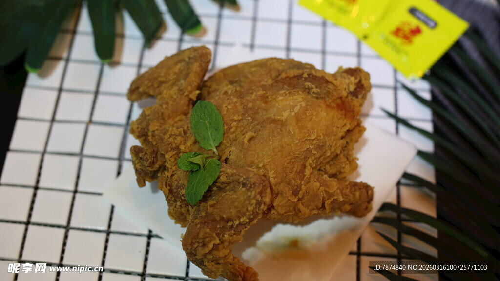 美味炸鸡腿诱人呈现