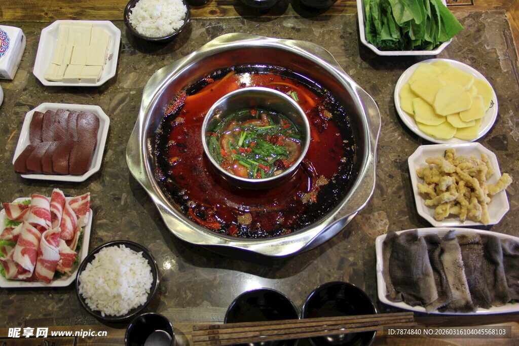丰盛火锅食材大集合