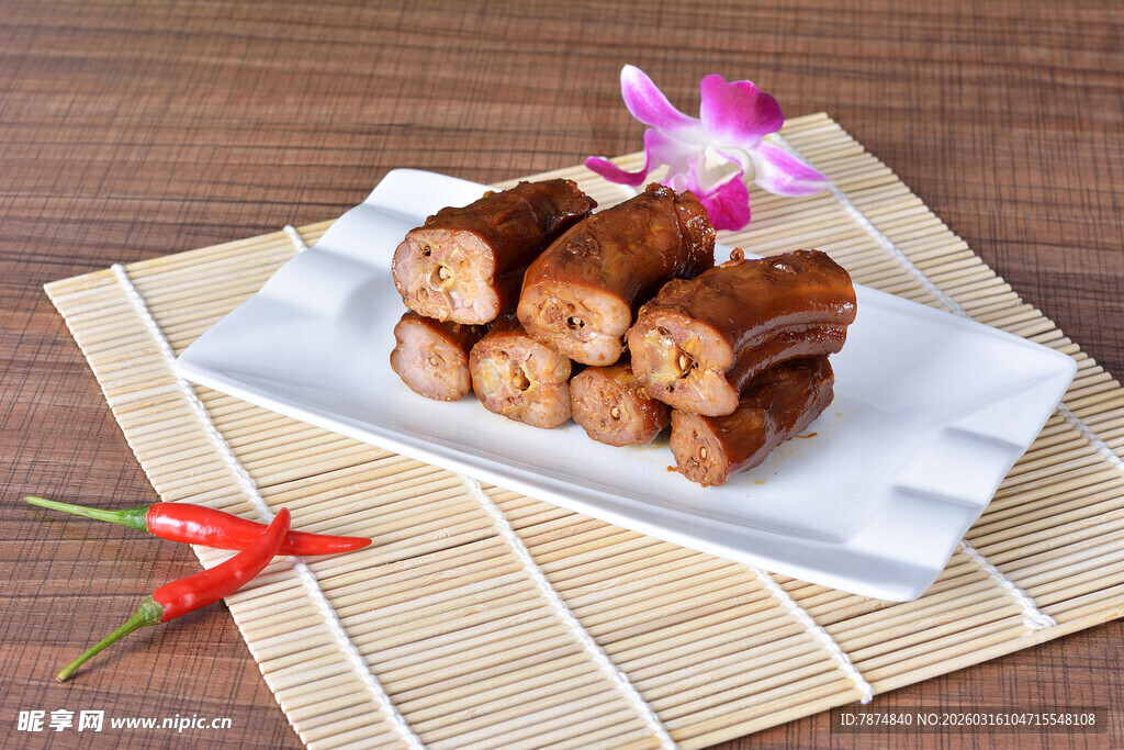 美味香酥鸭脖展示