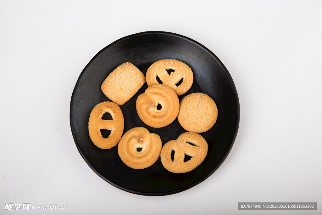 笑脸表情曲奇饼干