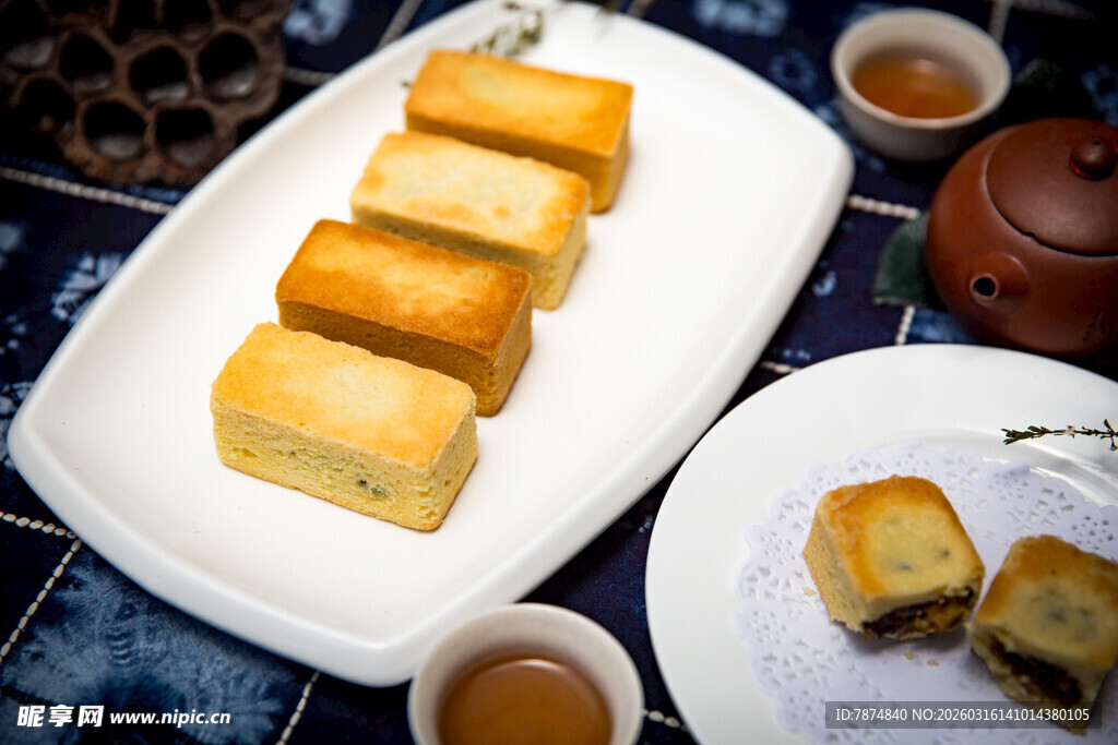 中式糕点摆盘展示