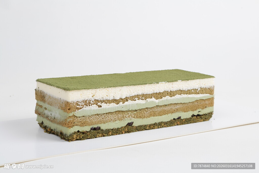 抹茶多层美味蛋糕