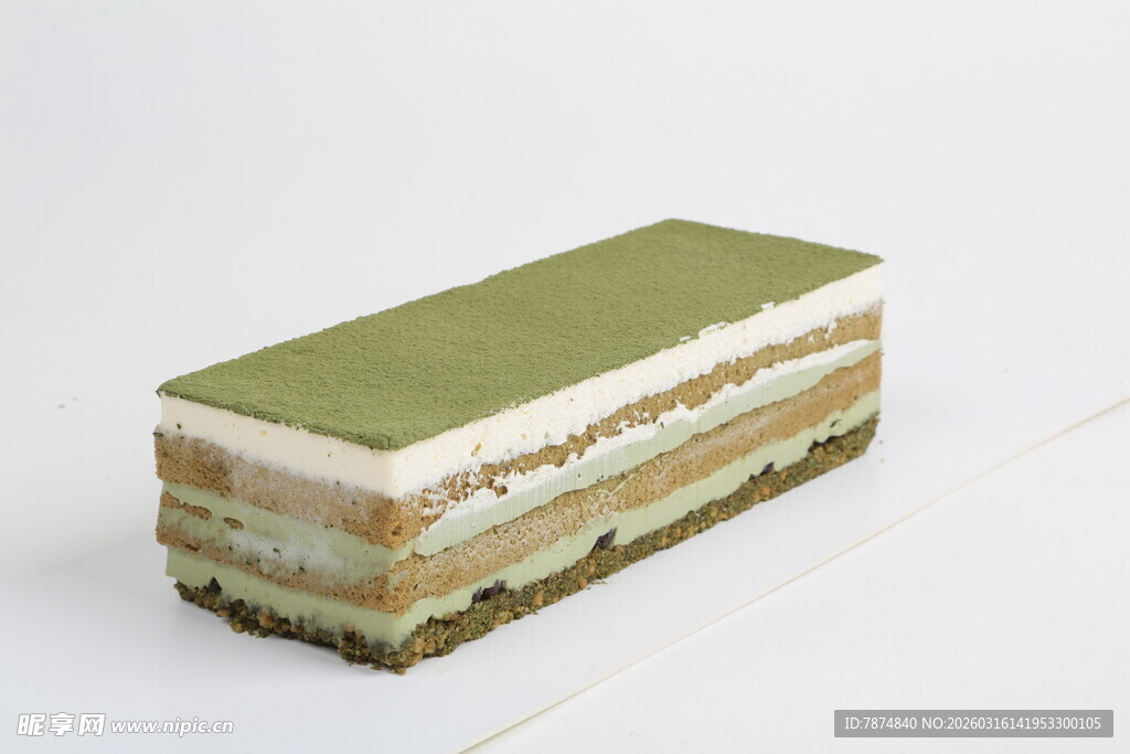 抹茶多层美味蛋糕