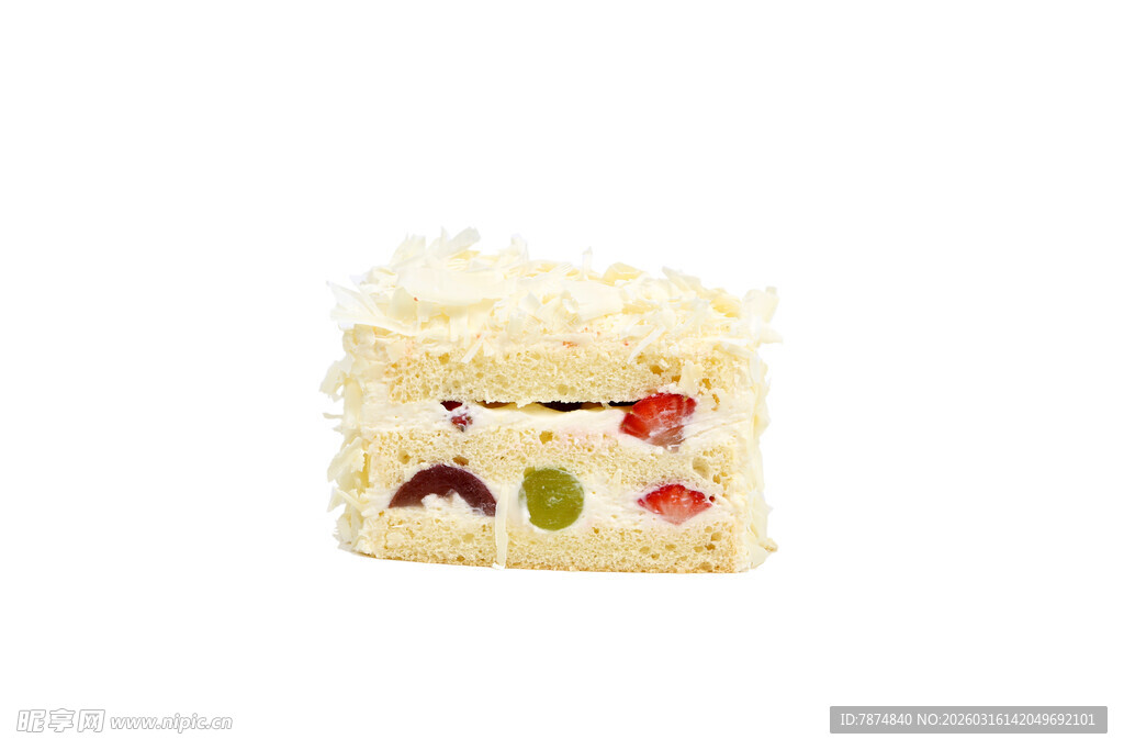 美味水果夹心糕点