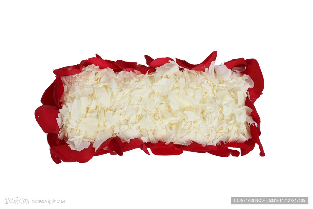 红色边框的蛋糕