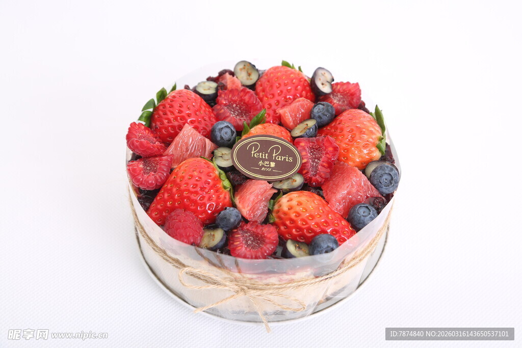 美味缤纷水果蛋糕