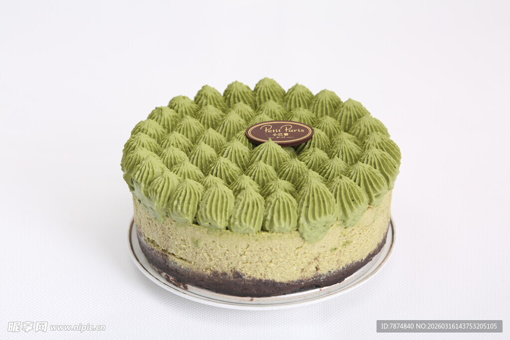 抹茶栗子蛋糕 精致美味