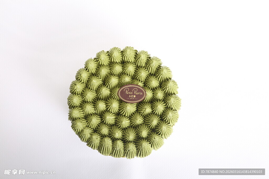 绿色球状植物顶部特写