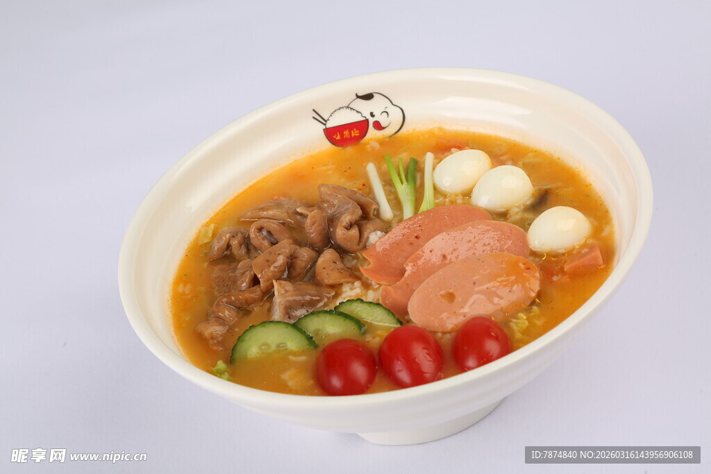 美味丰盛的特色汤面套餐