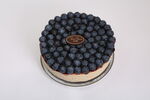 蓝莓装饰的精美蛋糕