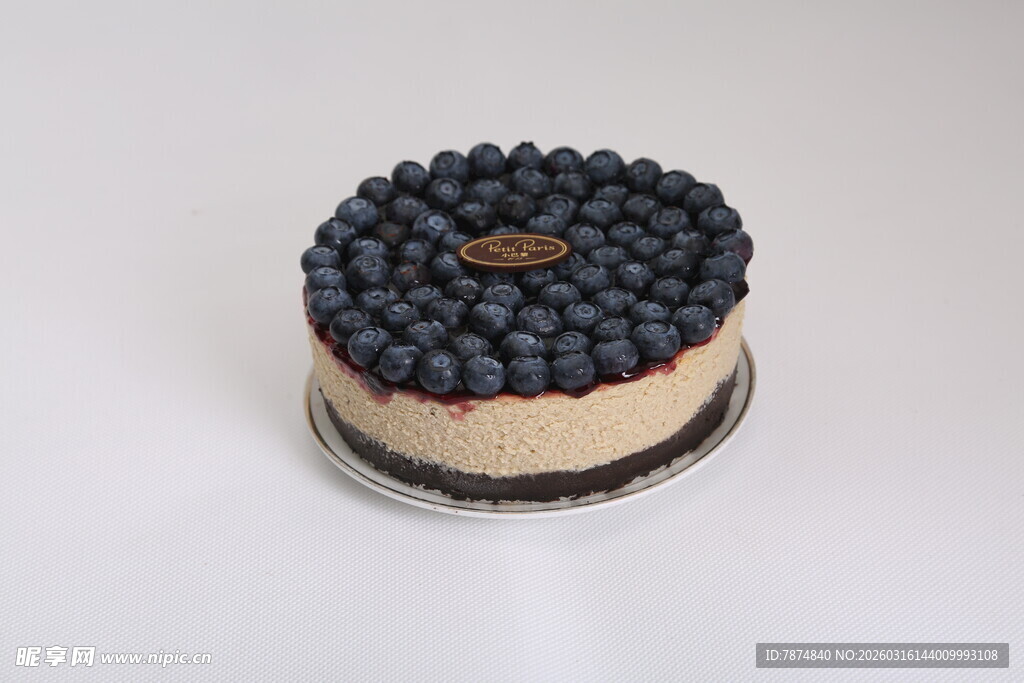 蓝莓芝士蛋糕 美味诱人
