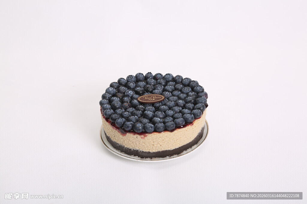 美味蓝莓芝士蛋糕
