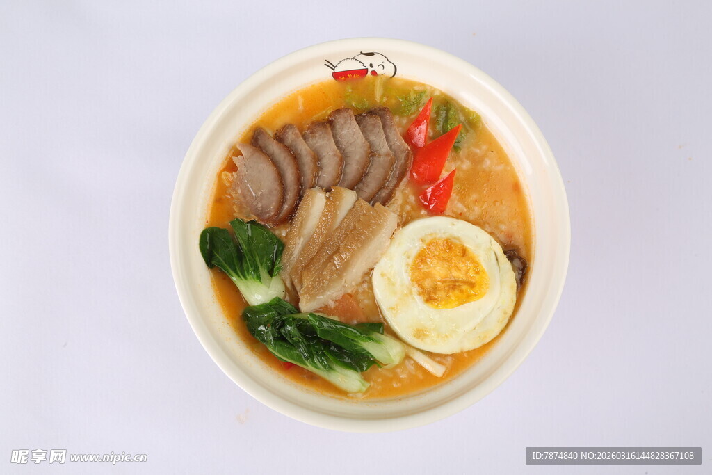 美味日式豚骨拉面一碗