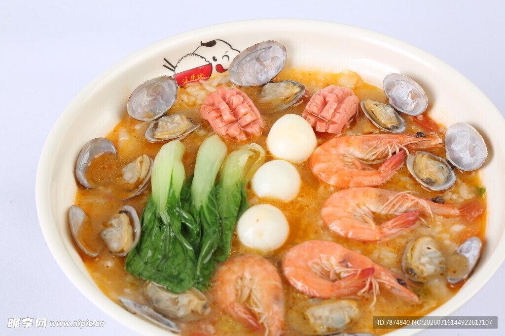 海鲜蔬菜营养汤