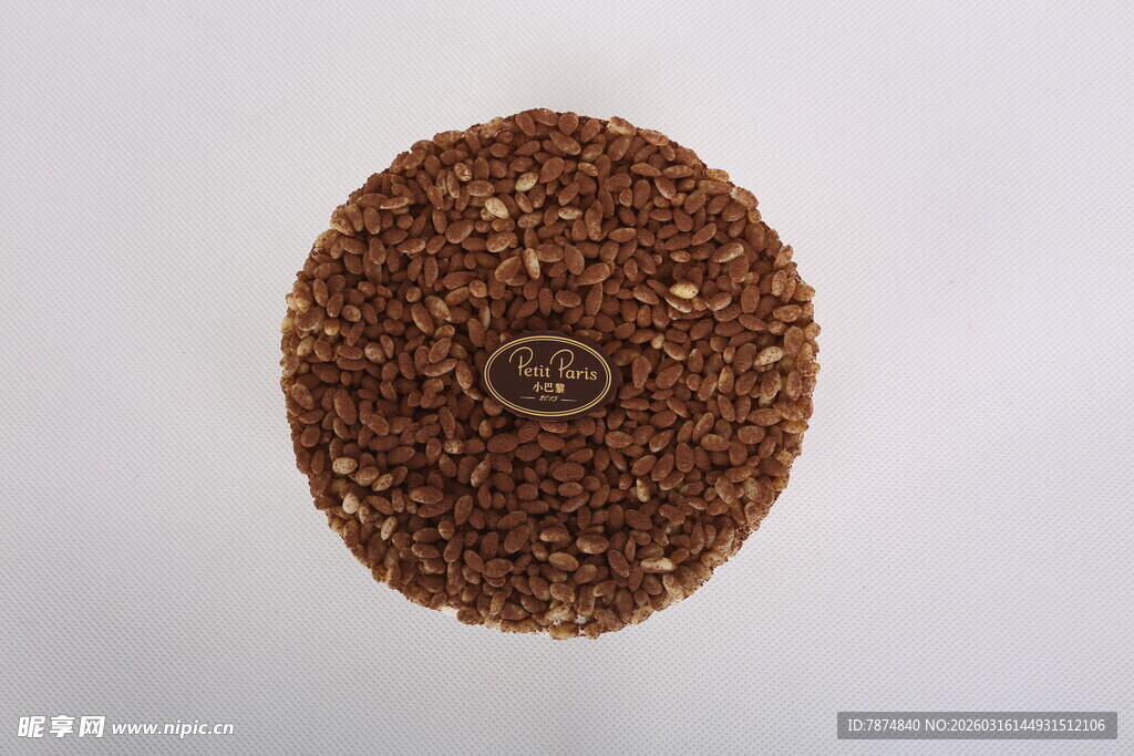 棕色圆形物体特写