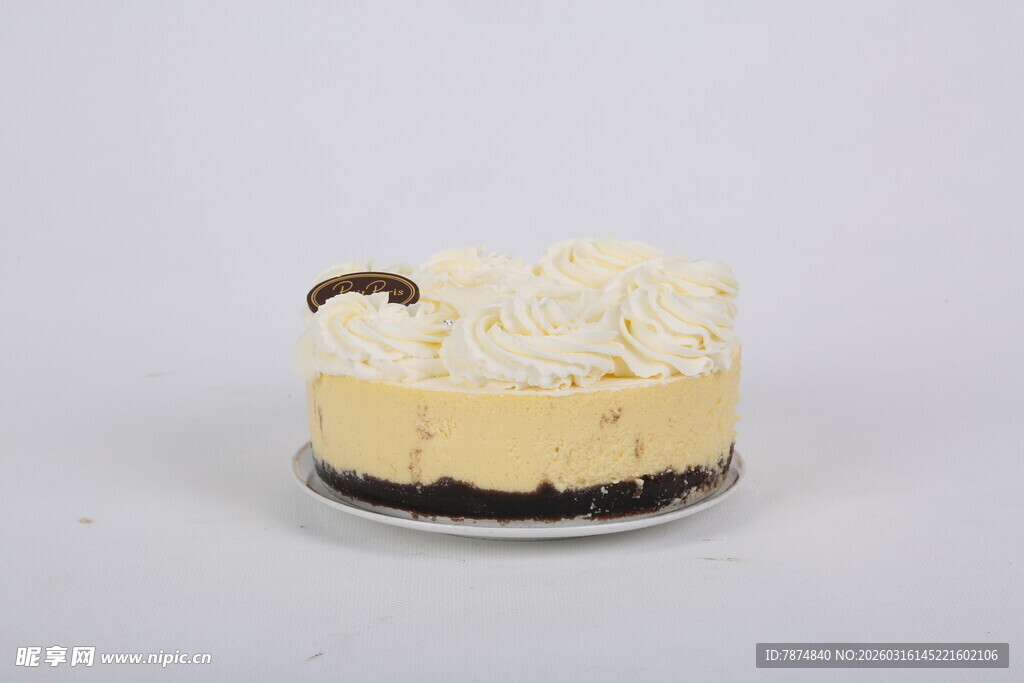 奶油芝士蛋糕特写