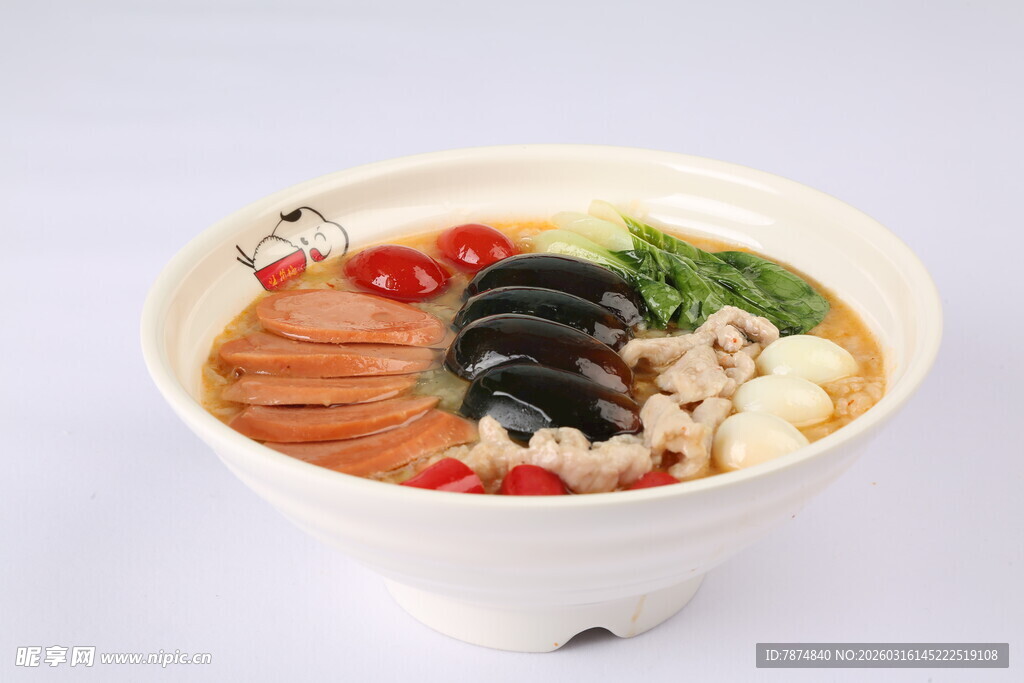 美味营养的特色什锦汤面