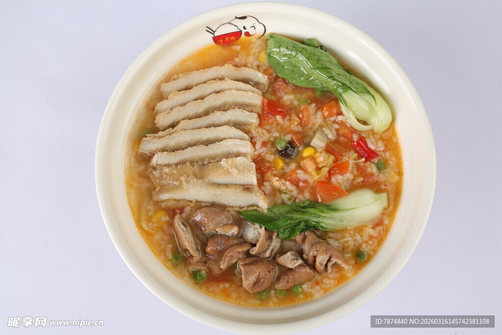 鸡肉蔬菜美味拉面