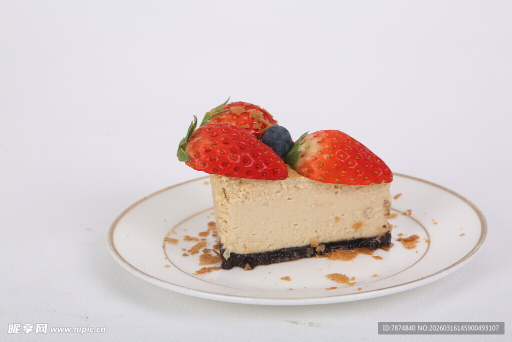 草莓芝士蛋糕 美味诱人