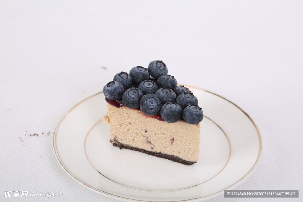 蓝莓芝士蛋糕 美味诱人