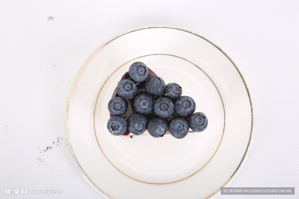 盘中蓝莓