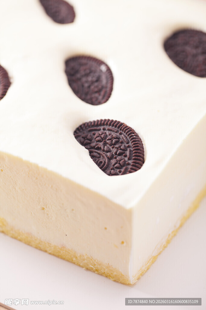 奥利奥芝士蛋糕切片
