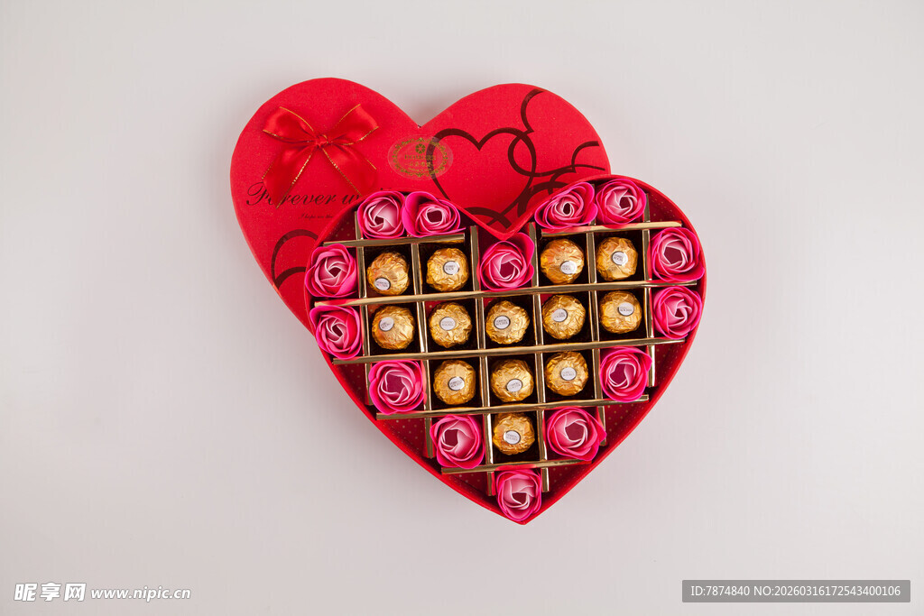 工艺品心形巧克力礼盒