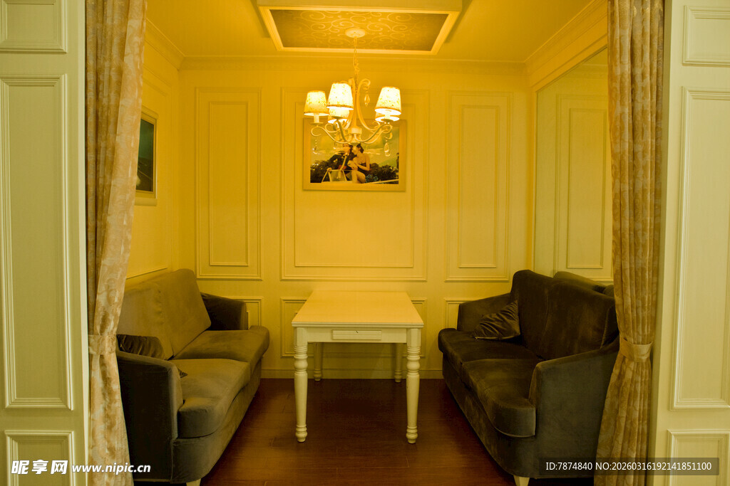 温馨雅致的室内休息空间